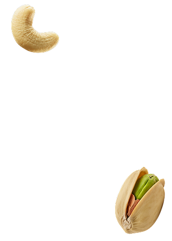 カシューナッツとピスタチオ
