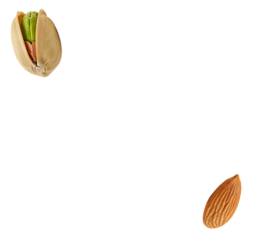 ピスタチオとアーモンド
